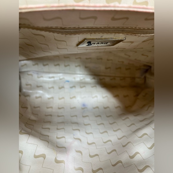 Vintage Sharif 1980s Genuine Leather and Snake Color-blockShoulder Bag - Picture 12 of 17